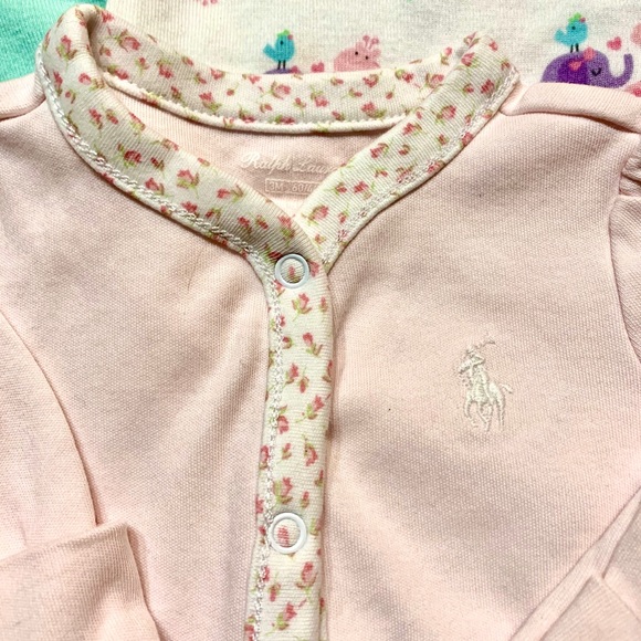 10 Pieces Ralph Lauren & Little Me Size NB-3/6M - Picture 3 of 8